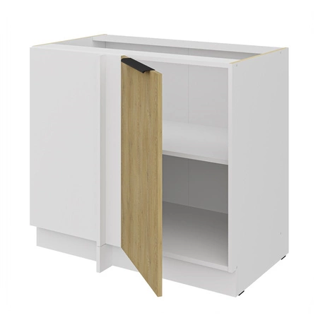 Rohová kuchyňská linka Cremona 105 ND 1F BB levá kovová hrana úchytky odolná proti vlhkosti a poškození