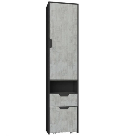 Knihovna se zásuvkami Nano 45 cm grafit / enigma vysoce kvalitní moderní design a především vysoká funkčnost