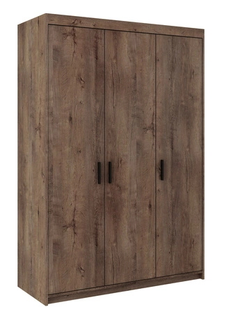 Skříň Rene 133 cm dub lefkas moderní design a hrany zakončené ABS