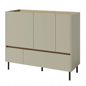 Komoda Paguro 120 cm eukalyptus / baltický dub dune ideální komoda do ložnice obývacího pokoje nebo pokoje pro mládež