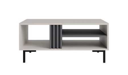 Nábytková sestava Estan béžová / antracitová inovativní nábytek do obývacího pokoje a obývacího pokoje v moderním stylu