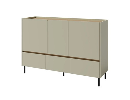 Komoda Paguro 150 cm eukalyptus / baltický dub dune ideální komoda do ložnice obývacího pokoje nebo pokoje pro mládež