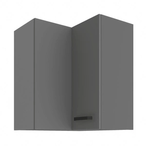 Rohová kuchyňská nástěnná skříňka Verdi 60x60 GN-72 2F skříňka odolná proti vlhkosti a poškození kovová úchytka