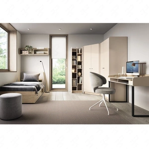 Nábytková sestava Olivio pískově béžová / olejovaný dub ideální do pokoje pro mladé v módním stylu