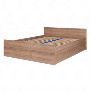 Jednoduchá postel 160x200 cm dub riviera funkční kus nábytku do ložnice nebo pokoje pro mládež