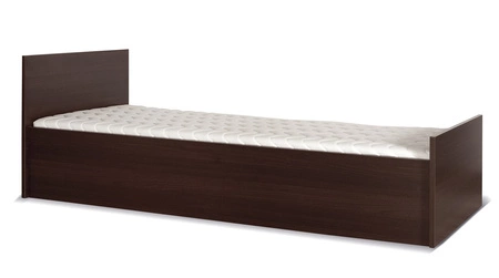 Postel Maximus 80x200 cm kaštan wenge krásná moderní designová postel do dětského pokoje a pokoje pro mládež 