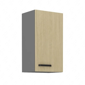 Kuchyňská nástěnná skříňka Chevron 40 G-72 1F s dekorativním dekorem rybí kosti Skříňka odolná proti vlhkosti a poškození