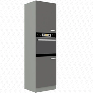 Kuchyňský stojan na vestavnou troubu Grey 60 DP-210 2F skříň odolná vůči páře vysokým teplotám a rozlitým tekutinám
