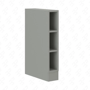 Kuchyňská skříňka stojící 15 D OTW BB šedá skříňka odolná páře vysoké teplotě a rozlité tekutině