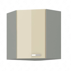 Závěsná rohová kuchyňská skříňka Karmen 58x58 GN-72 1F skříň odolná proti páře vysoké teplotě a rozlité kapalině