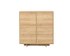 Skříň Noma 102 cm dub riviera elegantní design jednoduchá forma nábytku hodící se do každého interiéru čela komody se systémem push to open