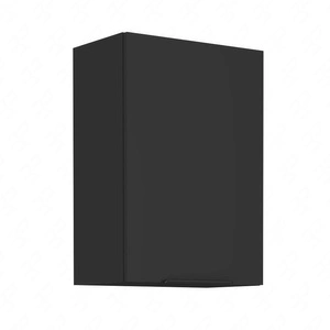 Kuchyňská nástěnná skříňka černá 50 G-72 1F kovová hrana rukojeti skříňka odolná proti vlhkosti a poškození