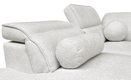 Rohová sedací souprava s funkcí spaní Viano IX světle hnědá levostranná stylová rohová sedací souprava s kontejnery na lůžkoviny ideální kus nábytku do velkého obývacího pokoje