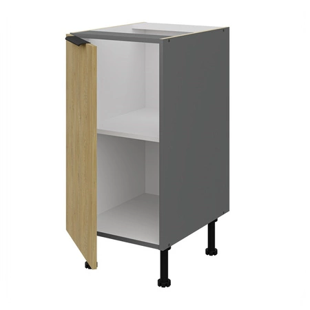 Sada kuchyňského nábytku Corsico 260 cm elegantní kuchyňské skříňky v moderních a přírodních barvách úchyty s kovovými hranami