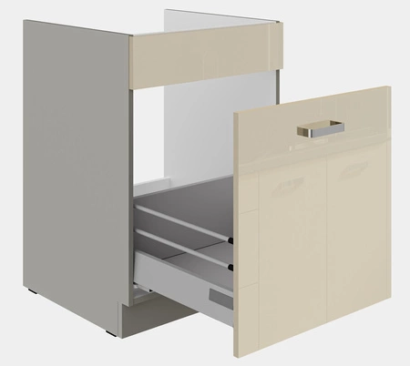 Kuchyňská skříňka pod dřez Karmen 60 ZL 1S BB skříň odolná proti páře vysoké teplotě a rozlité kapalině