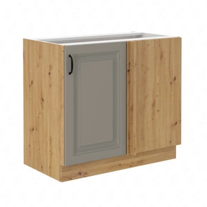 Přídavná rohová kuchyňská linka Delos 105 ND 1F BB skříň napravo je odolná vůči páře vysoké teplotě a rozlité kapalině