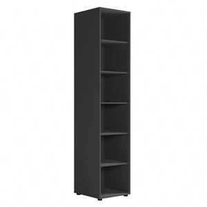 Knihovna Maxione 45 cm černá funkční knihovna ideální do pokoje teenagera nebo kanceláře jednoduchý a univerzální design