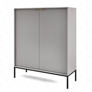 Šedá komoda Lovro 104 cm moderní design potěší milovníky osobitých interiérů