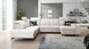 Rohová sedací souprava s funkcí spaní Buffalo X krémová pravá strana Funkční a pohodlná rohová sedací souprava do pokoje s kontejnery na lůžkoviny