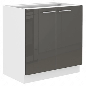 Kuchyňská dřezová skříňka Milo 80 ZL 2F BB odolná vůči páře, rozlitým tekutinám a teplu