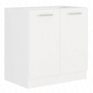 Kuchyňská skříňka s poličkou EkoWhite 80 D 2F BB skříňka odolná páře vysoké teplotě a rozlité tekutině