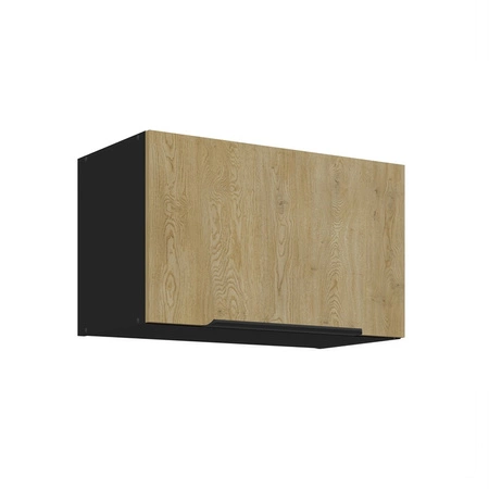 Sada kuchyňského nábytku Crotone 260 cm elegantní kuchyňské skříňky v jemných a přírodních barvách úchyty s kovovými hranami