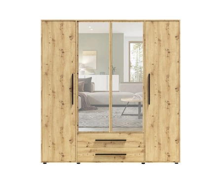 Ložnicový nábytek Maxione dub řemeslně elegantní a univerzální nábytek do ložnice vkusné úchytky kvalitní zpracování