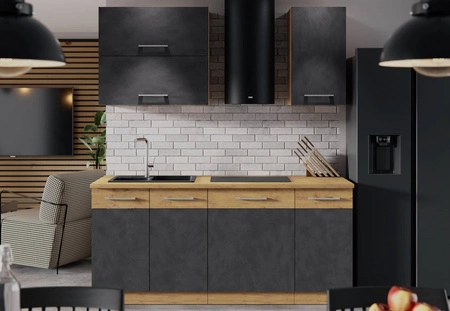 Sada kuchyňského nábytku Valico 180 cm Kuchyňské skříňky vypadají skvěle v klasických i moderních interiérech