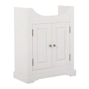 Umyvadlová skříňka Romantic 65 cm bílá mimořádně elegantní skříňka v klasickém stylu ze dřeva kovové úchyty