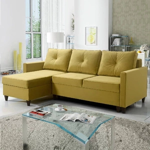 Rohová sedačka s funkcí spaní Terni olive levá praktická a funkční rohová sedačka s prostornými nádobami na lůžkoviny