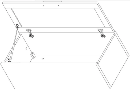 Nástěnná skříňka Maximus kaštan wenge moderní nábytek vysoká kvalita skvělá volba pro obývací pokoj a zasedací místnost