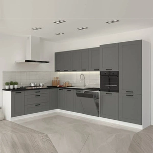 Rohová sestava kuchyňského nábytku Avola 210x350 cm ideální pro interiéry v klasickém i moderním stylu