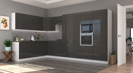 Milo 60x60 rohová kuchyňská nástěnná skříňka GN-108 1F skříňka odolná vůči páře, teplu a rozlitým tekutinám