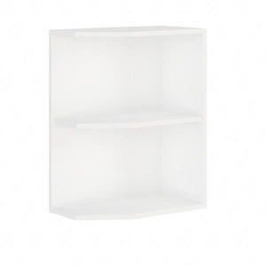 Kuchyňská koncovka s policemi 30 D ZAK BB bílá skříňka odolná páře vysoké teplotě a rozlité tekutině
