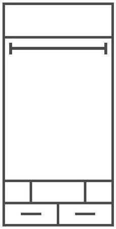 Dětský nábytek Mobi 3 bílá / tyrkysová ideální do dětského pokoje nebo pokoje pro mladé v módním stylu