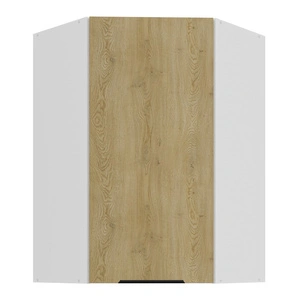 Cremona rohová kuchyňská nástěnná skříňka 60x60 GN-90 1F kovová hrana úchytka skříňka odolná proti vlhkosti a poškození