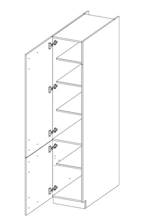 Sada kuchyňského nábytku Vanimo 360 cm skříňky vypadají skvěle v klasických i moderních interiérech