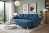 Rohová pohovka s funkcí spaní Felicie tmavě modrá univerzální rohová pohovka stylový design, který se hodí do každého interiéru
