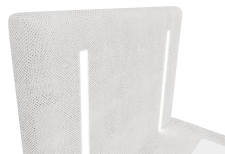 Kontinentální postel Norco 80x200 šedý jasan Stylová postel s úložným boxem Osvětlení v čele postele dodává jedinečný nádech