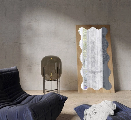 Zrcadlo Noma 100x195 cm dub riviera moderní a funkční zrcadlo dekorativní doplněk do předsíně nebo šatny obdélníkové zrcadlo