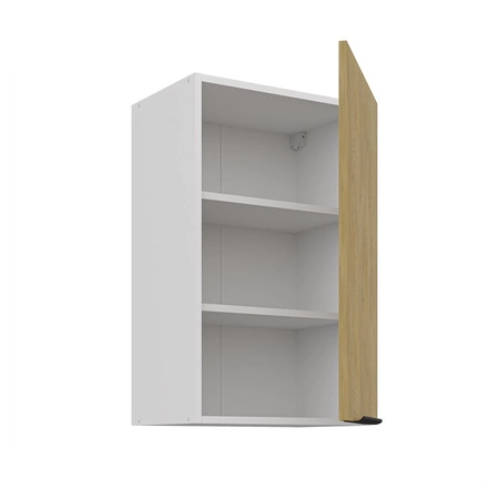 Kuchyňská nástěnná skříňka Cremona 45 G-72 1F s kovovou hranou úchytky Skříňka odolná proti vlhkosti a poškození