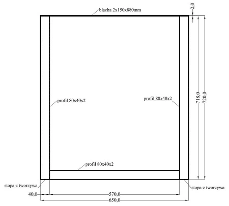 Stůl Taunton 138x67 cm řemeslný dub / černá jednoduchá forma nábytku obohacená stylovými černými nohami v loftovém stylu odolná proti rozlití deska