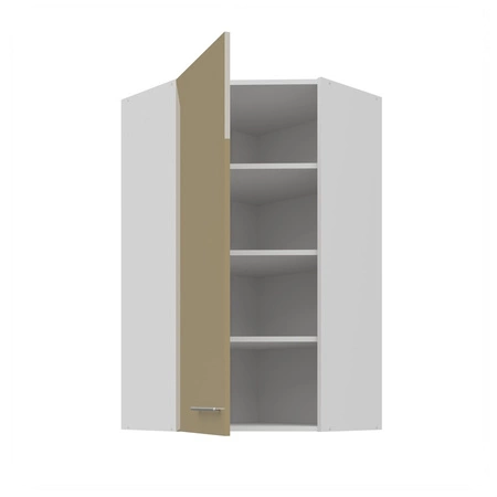 Nalo 60x60 rohová kuchyňská nástěnná skříňka GN-108 1F odolná proti páře, teplu a rozlití tekutin