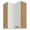 Luis 60x60 GN-90 2F rohová kuchyňská nástěnná skříňka odolná vůči páře, vysoké teplotě a rozlitým tekutinám