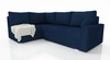 Rohová sedací souprava s funkcí spaní Nofi navy blue left moderní design jednoduchý a stylový korpus, který se hodí do každého interiéru