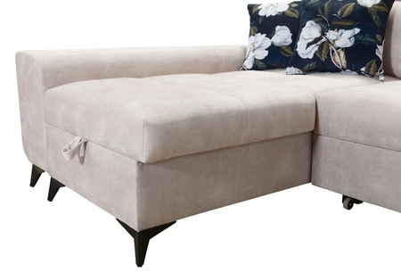 Rohová sedací souprava s funkcí spaní Buffalo XII honey left Stylová a funkční rohová sedací souprava s kontejnerem na lůžkoviny