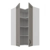 Závěsná rohová kuchyňská skříňka Kastos 60x60 GN-108 2F skříň odolná proti páře vysoké teplotě a rozlité kapalině