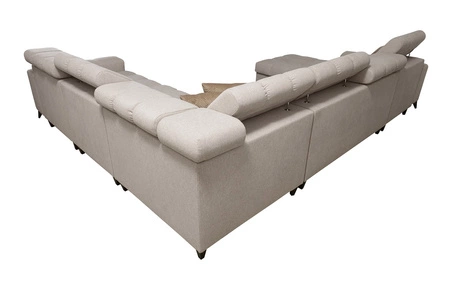 Rohová sedací souprava s funkcí spaní Bolmso VIII mustard left Elegantní a pohodlná rohová sedací souprava se zásuvkou ideální do prostorných interiérů