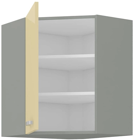 Sada rohového kuchyňského nábytku Karmen 260x270 cm lesklá čela styl skříněk bude ladit s interiérem každé kuchyně