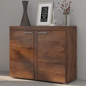 Komoda Rene 97 cm dub lefkas moderní designový nábytek komoda s hranami ze speciální dýhy ABS